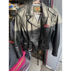 Victory Motorcycles by Polaris Women's Genuine‎ Leather Motorcycle Jacket M